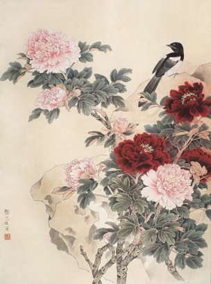 近现代 龚文祯  (20) 21×28[花鸟]