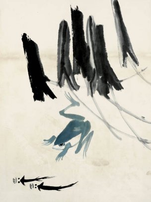 近现代 齐白石 鱼虾册页 未命名 1129 36x48[其它]