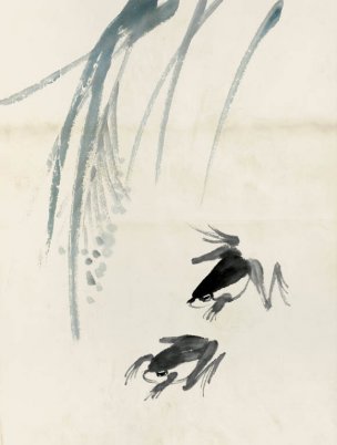 近现代 齐白石 鱼虾册页 未命名 1153 36x48[其它]