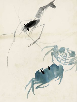 近现代 齐白石 鱼虾册页 未命名 1139 36x48[其它]