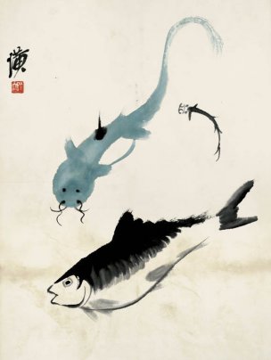 近现代 齐白石 鱼虾册页 未命名 1160 36x48[其它]