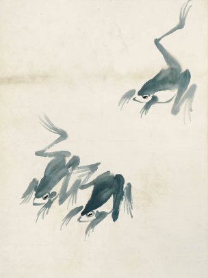 近现代 齐白石 鱼虾册页 未命名 1113 36x48[其它]