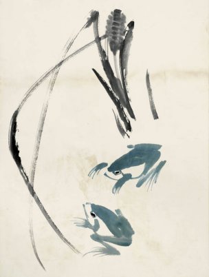 近现代 齐白石 鱼虾册页 未命名 1096 36x48[其它]