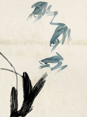 近现代 齐白石 鱼虾册页 未命名 1123 36x48[其它]
