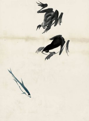 近现代 齐白石 鱼虾册页 未命名 1080 36x48[其它]