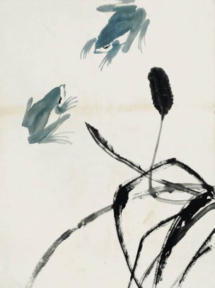 近现代 齐白石 鱼虾册页 未命名 1051 36x48[其它]