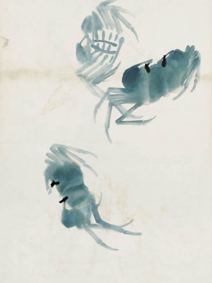 近现代 齐白石 鱼虾册页 未命名 1068 36x48[其它]