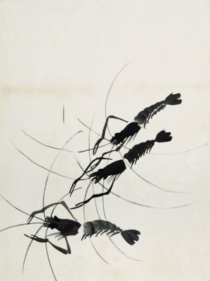 近现代 齐白石 鱼虾册页 未命名 1060 36x48[其它]