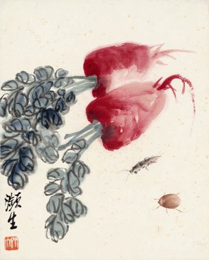 近现代 齐白石 可惜无声001 15x19[其它]