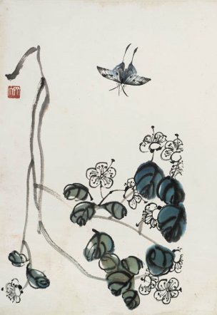 近现代 齐白石 册页拍照小片116开 504 -1 28x40[花鸟
