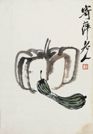 近现代 齐白石 册页拍照小片116开 496-1 28x40[其它