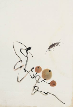 近现代 齐白石 册页拍照小片116开 500-1 28x40[花鸟