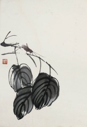 近现代 齐白石 册页拍照小片116开 464-1 28x40[花鸟