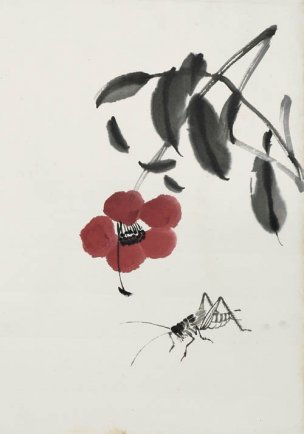 近现代 齐白石 册页拍照小片116开 471 28x40[花鸟