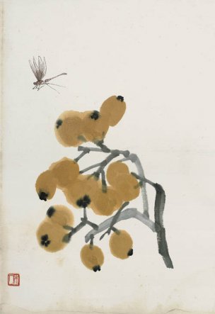近现代 齐白石 册页拍照小片116开 466-1 28x40[花鸟