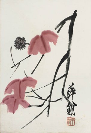 近现代 齐白石 册页拍照小片116开 459-1 28x40[花鸟