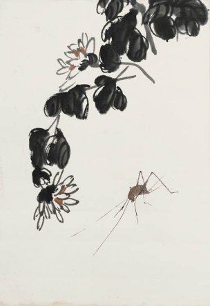 近现代 齐白石 册页拍照小片116开 469 -1 28x40[花鸟