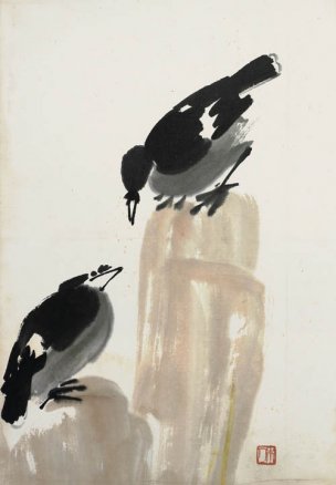 近现代 齐白石 册页拍照小片116开 453 -1 28x40[花鸟