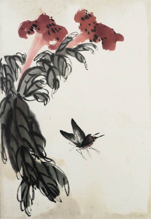 近现代 齐白石 册页拍照小片116开 451-1 28x40[花鸟