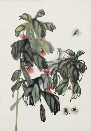 近现代 齐白石 册页拍照小片116开 438 21x30[花鸟