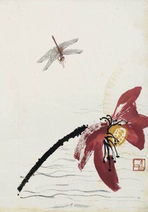 近现代 齐白石 册页拍照小片116开 439 21x30[花鸟