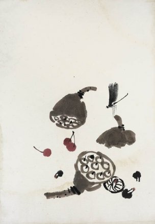 近现代 齐白石 册页83开 598 28x40[花鸟]