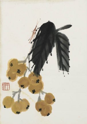 近现代 齐白石 册页拍照小片116开 444 21x30[花鸟