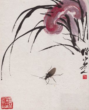 近现代 齐白石 先生工虫画册精品5-okt 26x34[花鸟