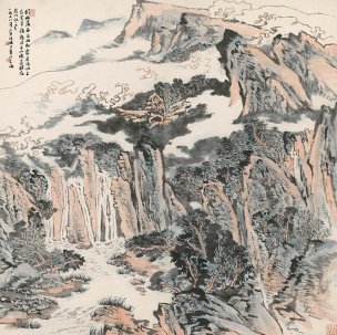 近现代 陆俨少 雨季-1 141X141[山水]