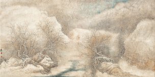 近现代 金兆韬 新镜界之一-N-3 120X60[山水]