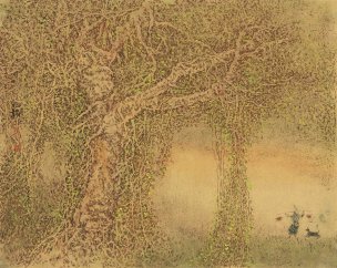 近现代 金兆韬 傣乡三月-N-3 50X40[山水]