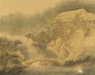 近现代 金兆韬 细雨-N-3 50X40[山水]