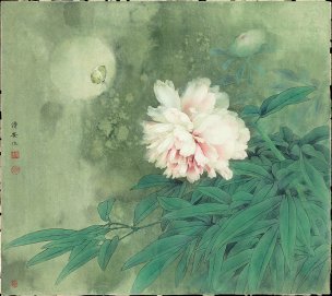 近现代 邹传安 花月正春风-X 52x46[花鸟]