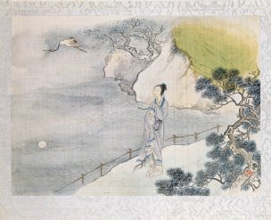 近现代 费丹旭 绘十二金钗册8 42×34[人物] 