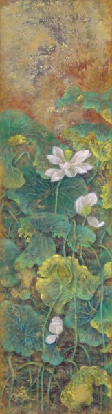 近现代 蔡小丽 荷花四屏Scan070601-02ok-RGBok-y 63x23
