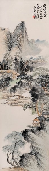 近现代 萧愻 山水 尺寸不明[山水]
