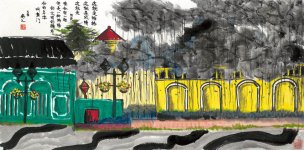 近现代 舒乙 澳门ca1003052-67.8x136.9[山水]