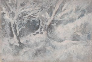 近现代 秦宣夫 雪松-X 70x48[山水]