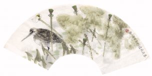 近现代 王明明 花鸟扇页-02 [花鸟]
