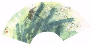 近现代 王明明 花鸟扇页-06 [花鸟]