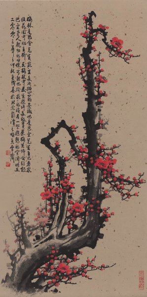 近现代 王成喜 铁骨寒梅CA1008042-137 66x133[花鸟]