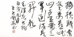 近现代 王冬勋 书法 毛泽东长征2 137X69[书法]