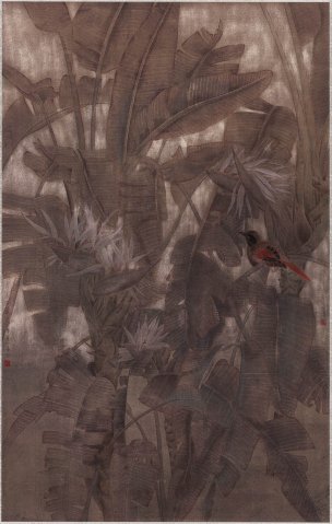 近现代 江宏伟 花鸟67.6-106.6cm[花鸟]