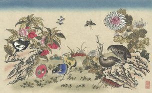 近现代 杨柳青 年画-33 74x46[花鸟]