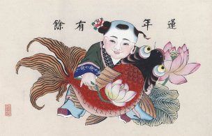 近现代 杨柳青 年画-37 72x46[人物]