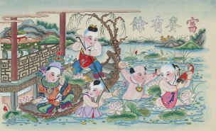 近现代 杨柳青 年画-14 105x64[人物]
