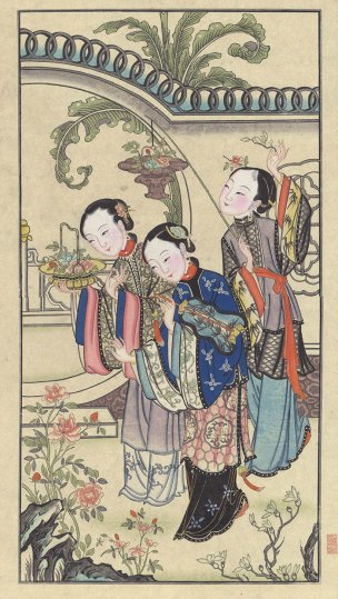 近现代 杨柳青 年画-05 69x122[人物]