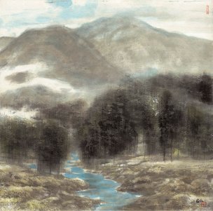近现代 杨家永 山水系列之五-X-3 72x72[山水]