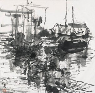 近现代 杜海涛 晨风-Z-2  67×66[人物] 