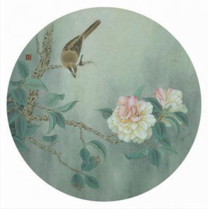 近现代 李科宏 清香 80x80[花鸟] 